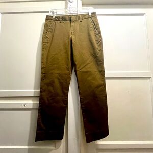 AYR olive camo green straight leg pants size 4
